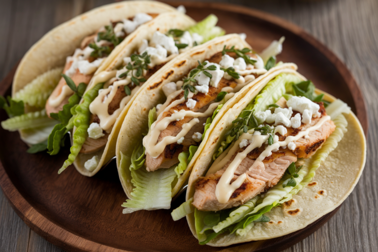 Chicken Caesar Tacos