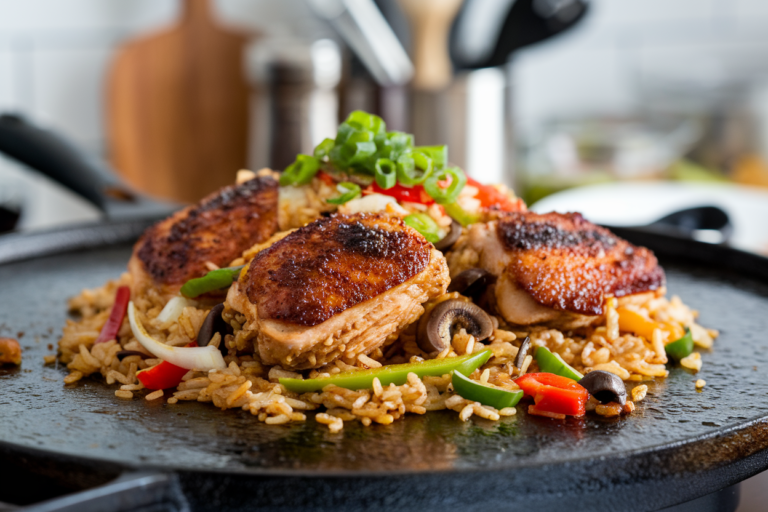Blackstone Chicken Fried Rice