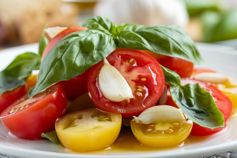 Tomato Garlic Salad
