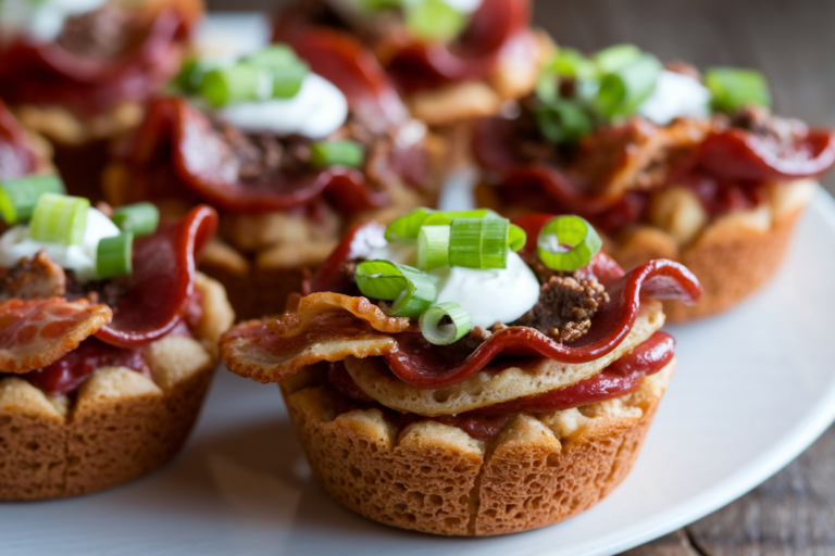 Keto Carnivore Pizza Muffins