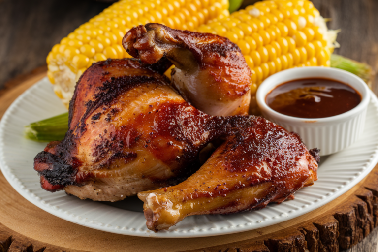 Blackstone BBQ Chicken and Corn