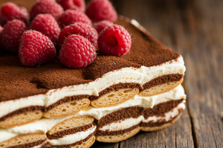 Fresh Raspberry Tiramisu Recipe