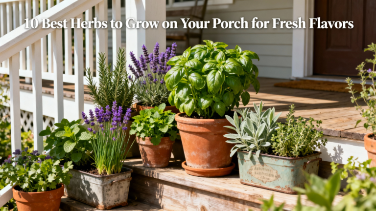 10 Best Herbs To Grow On Your Porch For Fresh Flavors