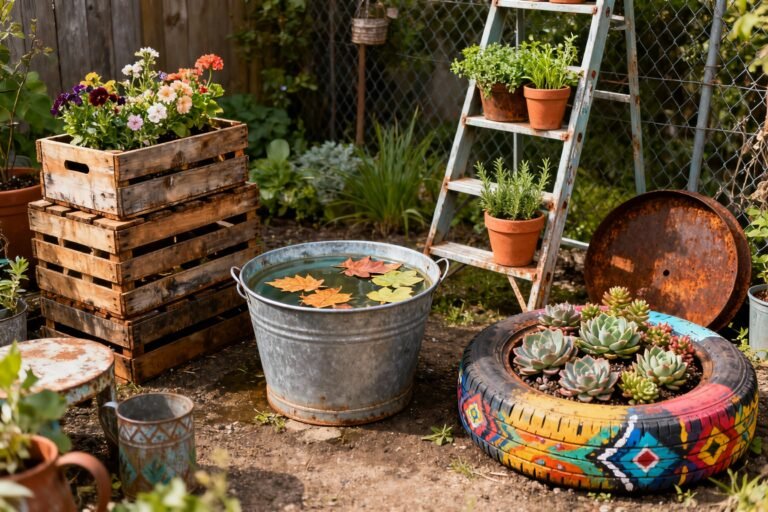 Upcycling Ideas To Create Unique Garden Decor