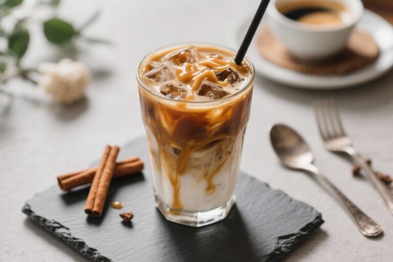 “Iced Caramel & Cinnamon Coffee” That Tastes Like Dessert But Hits Like Espresso: Your New 3-Minute Obsession