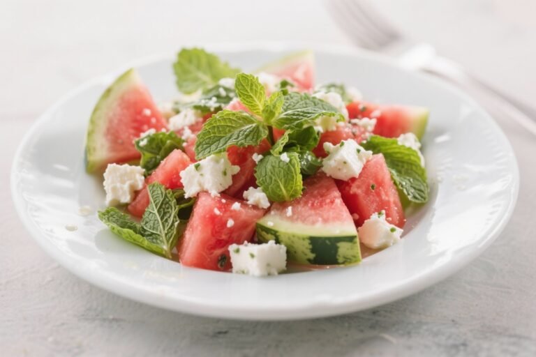 Watermelon Feta Mint Salad: The 7-Minute Summer Flex You’ll Make on Repeat