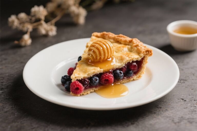 Honey Pie with Berry Sauce: The Golden-Crusted Sweet You’ll Wish You Met Sooner