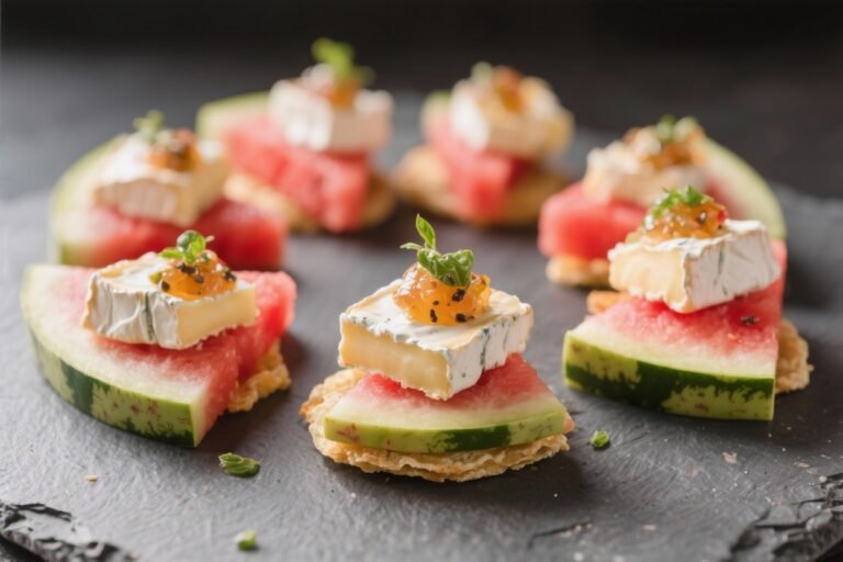 Watermelon Brie Bites: The 10-Minute Party Flex Your Friends Won’t Stop Talking About