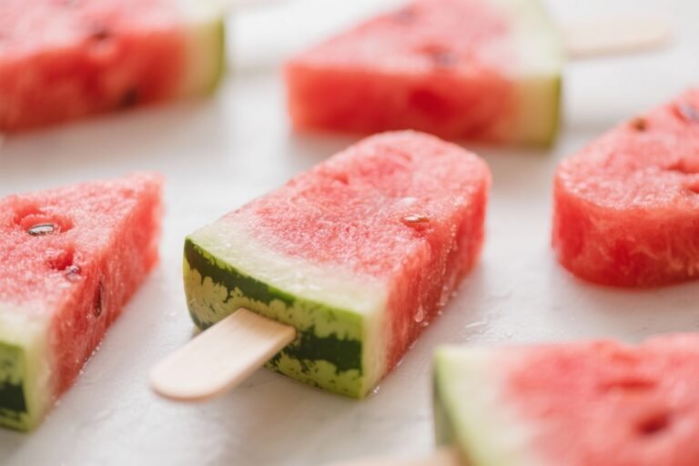 Watermelon Popsicles That Taste Like Summer on Fast-Forward (Zero Fuss, Max Wow)
