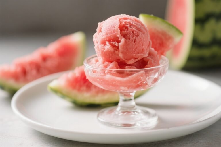 Watermelon Sorbet That Slaps: 5 Ingredients, 10 Minutes, Zero Regret