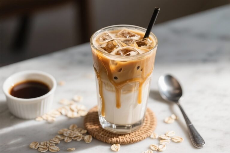 The Iced Caramel Coffee Oat Latte That Tastes Like a $7 Treat for $1