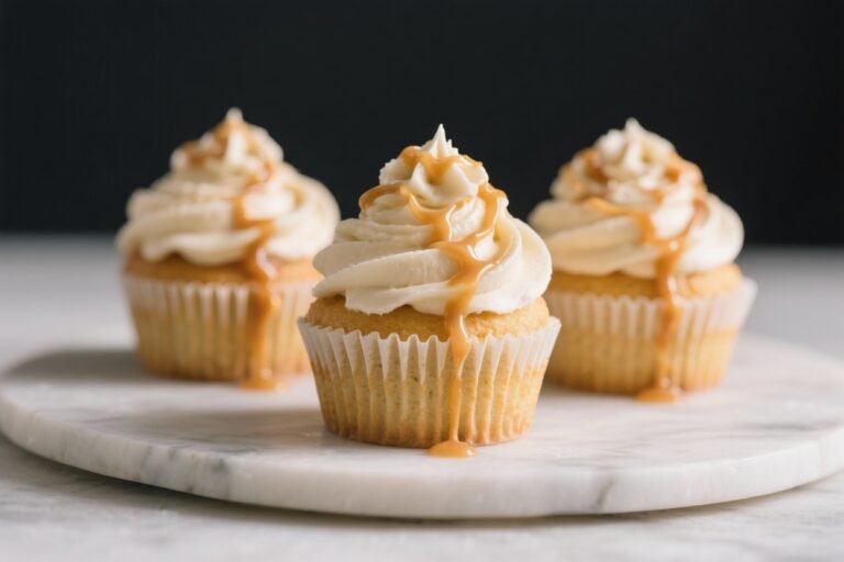 Eggnog Cupcakes with Caramel Eggnog Buttercream: The Holiday Flex Your Dessert Table’s Been Missing