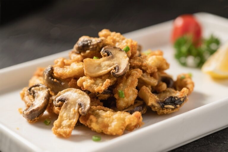 Crispy Fried Oyster Mushrooms That Crunch Louder Than Your Group Chat
