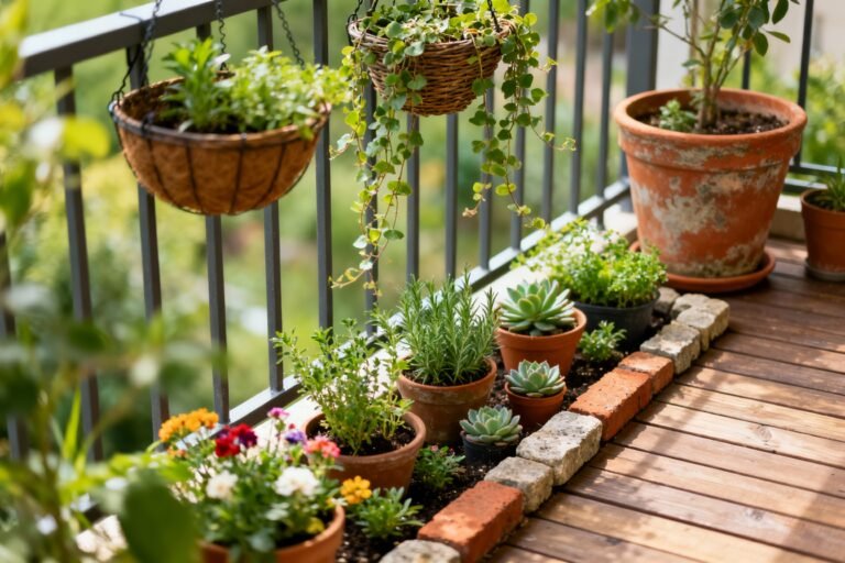 Small Balcony Garden Ideas: Stylish Tips for Limited Spaces