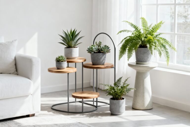 Modern Plant Stand Ideas for Stylish Home Decor