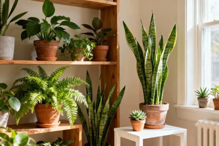 Indoor Plant Display Shelves, Stands & Wall Designs You’ll Love