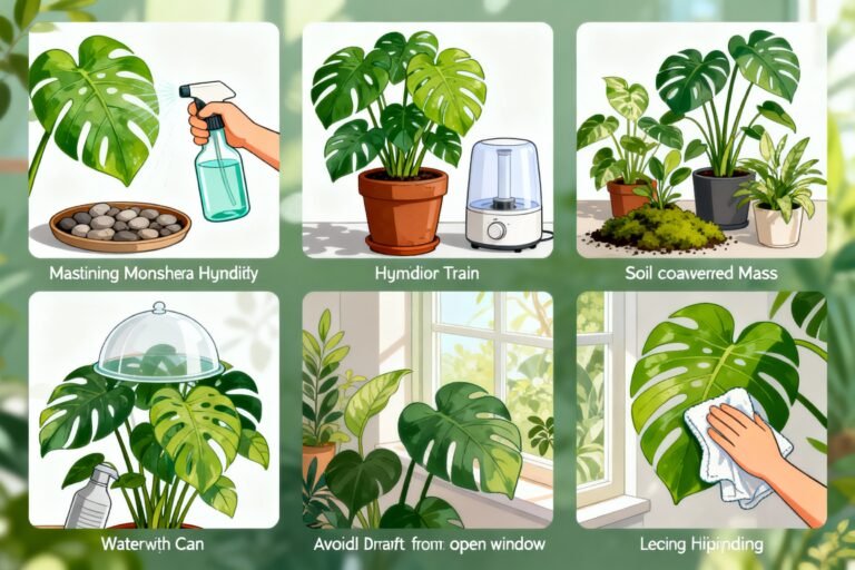9 Ways To Maintain Proper Monstera Humidity For Healthier Leaves