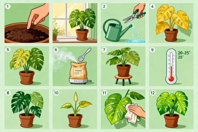 12 Steps To Stop Monstera Leaves Turning Yellow And Stressing Plant