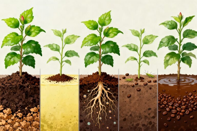 5 Ways Hibiscus Plants Benefit From Using Coffee Grounds In Soil