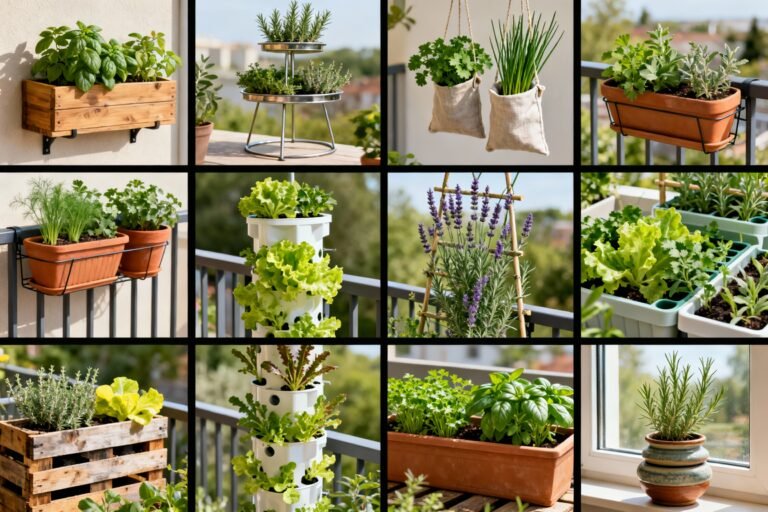 10 Vertical Herb Garden Ideas For Balconies