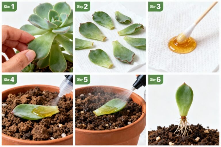 6 Steps On How To Propagate Succulents Using Honey Successfully