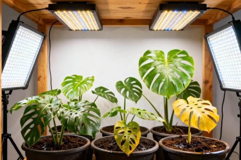 10 Tips For Using Grow Lights To Maximize Monstera Growth Indoors