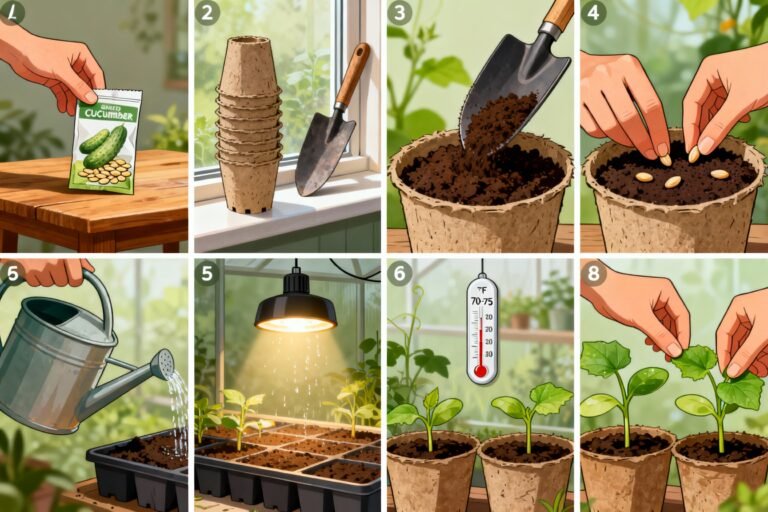 8 Steps On When To Start Cucumber Seeds Indoors Successfully