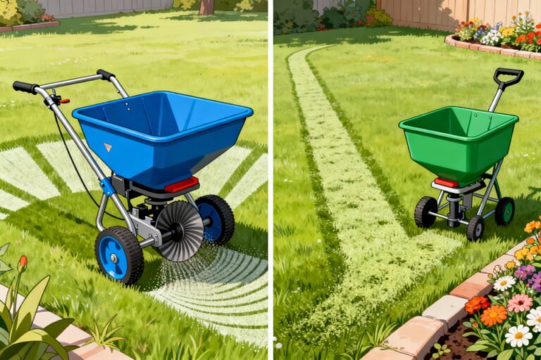 5 Differences Between Broadcast And Drop Spreader For Lawn Care