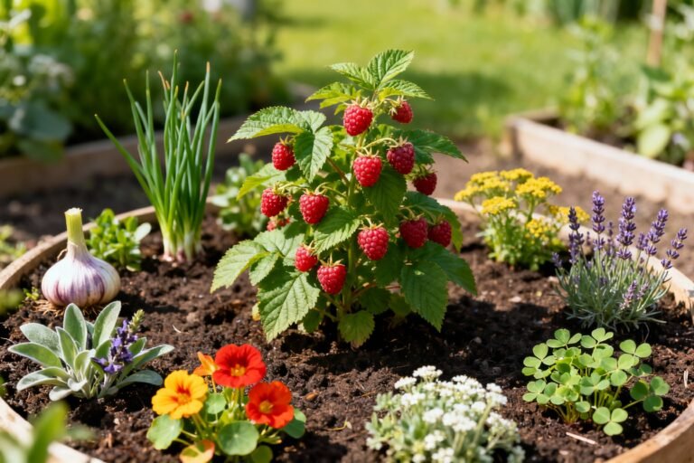 10 Best Companion Plants To Grow Alongside Raspberries In Your Garden
