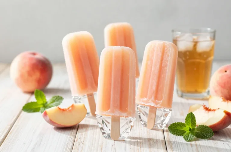 Peach Iced Tea Popsicles: Refresh Your Summer Bite-Sized