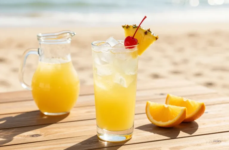 Pineapple Cherry Fizz Recipe: Sunshine in a Glass