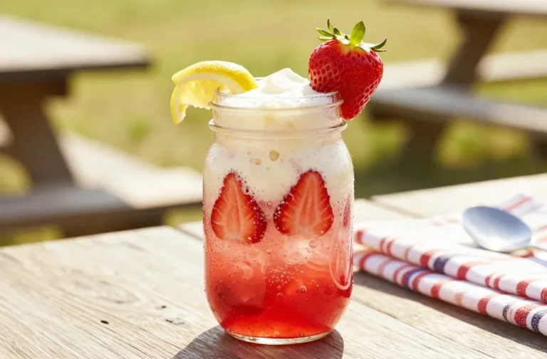 Strawberry Lemon Cream Soda Recipe: Summer in a Glass