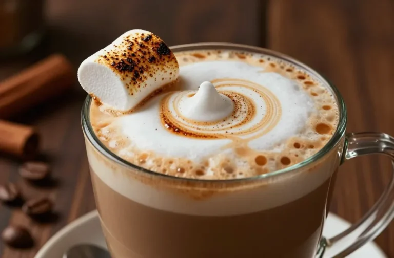 Toasted Marshmallow Mocha Latte Recipe: a Smoky Sweet Shake-Up