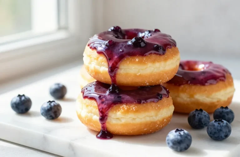Blueberry Glazed Donuts Recipe: Summer Snack Hack