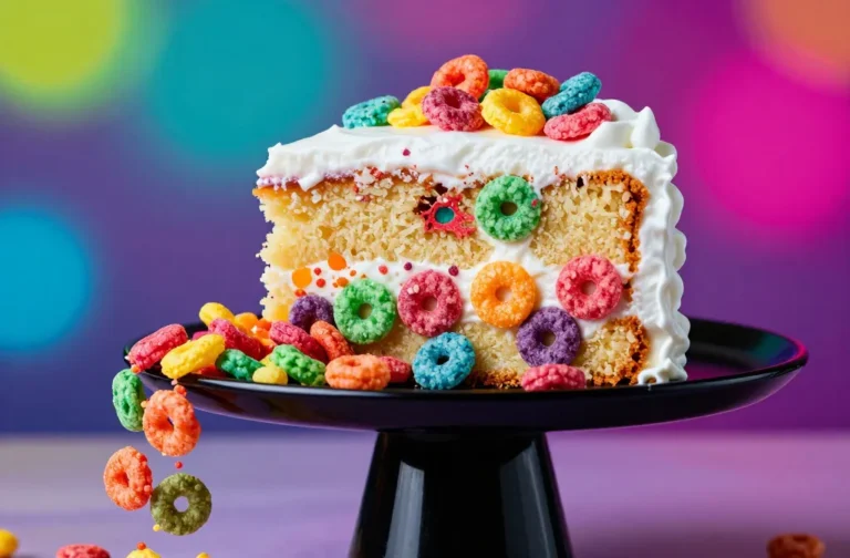 Froot Loops Cake: Nostalgic Neon Dessert Delights