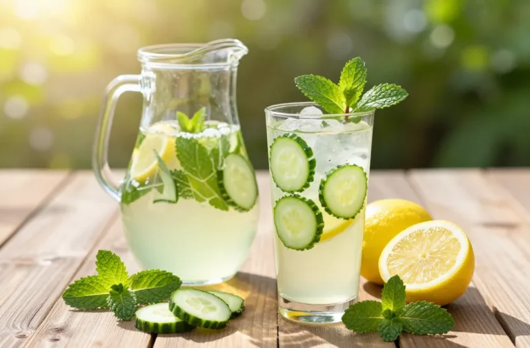 Cucumber Mint Lemonade Recipe: Zingy Summer Hydration