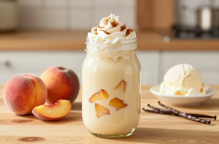 Peach Cobbler Milkshake Recipe That Delights You All Summer