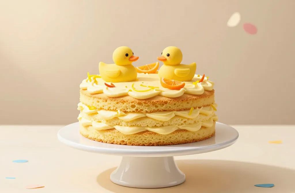 Ducky Delight Cake: a Whimsical, Irresistible Treat