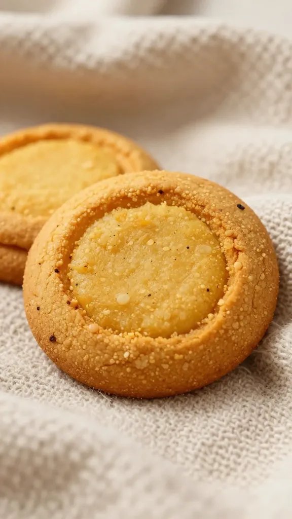 closeup of warm pumpkin roll cookie on cozy wool blanket