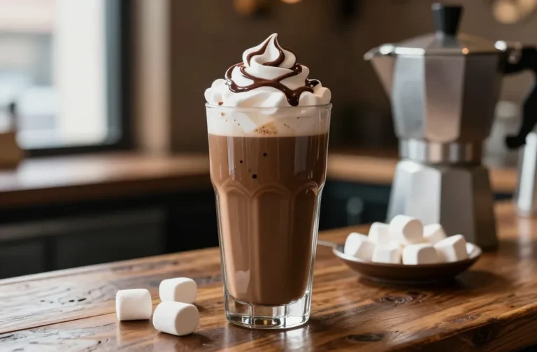 Chocolate Marshmallow Swirl Iced Mocha Recipe: Velvet Sip