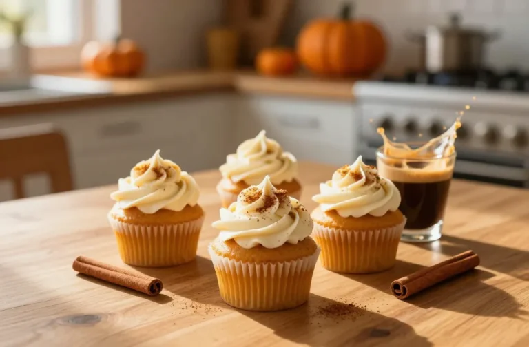 Chai Pumpkin Latte Cupcakes: Cozy Coffee Fun