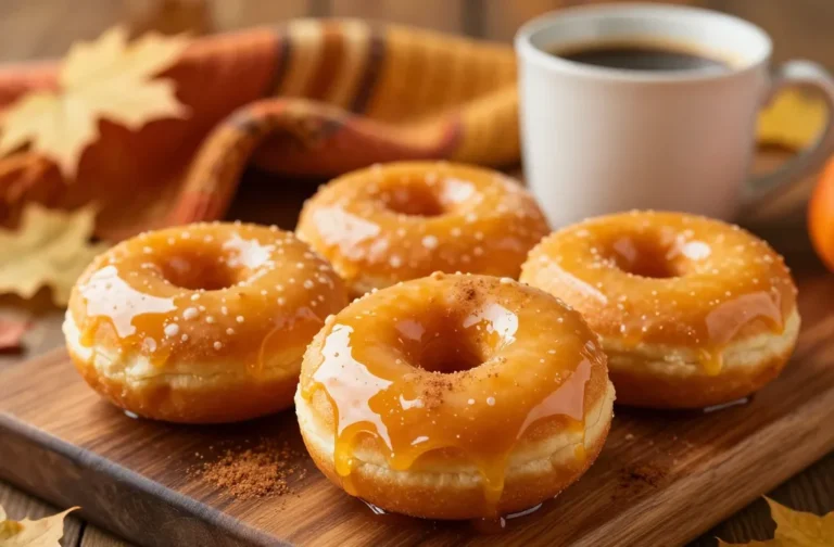 Pumpkin Maple Glazed Donuts That Melt in Fall