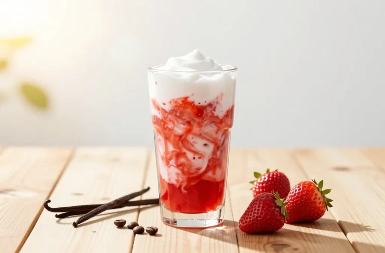 Strawberry Shortcake Iced Latte Recipe: Summer Rebel in a Cup