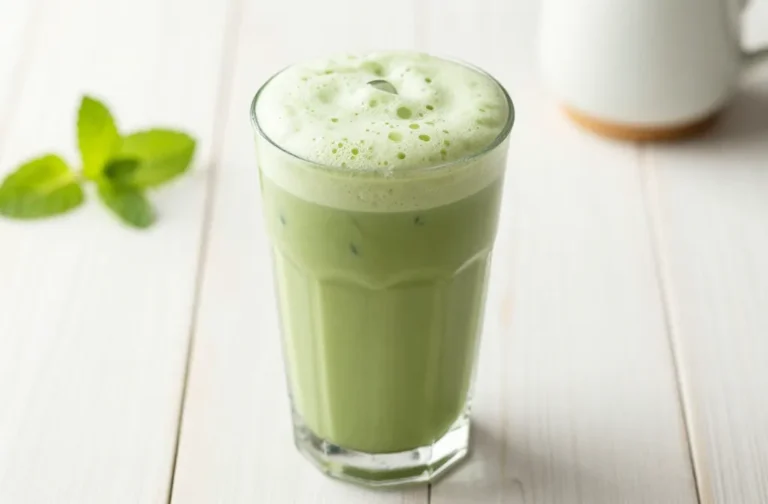 Iced Matcha Oat Milk Latte Recipe: Bright Green Energy in a Glass