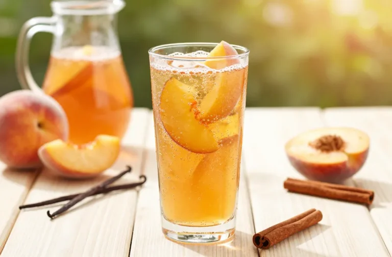 Sparkling Peach Pie Iced Tea Recipe: Bright, Bubbly Summer Flavor