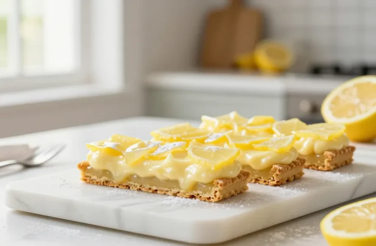 Lazy Lemon Cream Pie Bars: Quick, Dreamy Bars