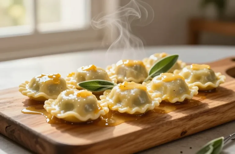 Cheese Ravioli with Sage Butter: Cozy Weeknight Win