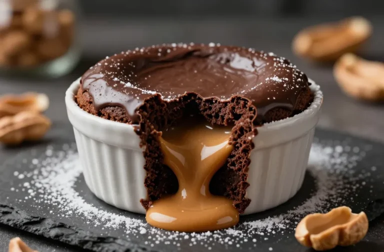 Peanut Butter Chocolate Lava Cakes: Molten Magic in Minutes