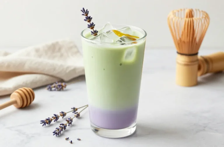 Blissful Buzz Iced Honey Lavender Matcha Recipe