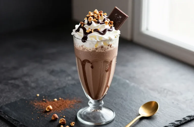 Ultimate Chocolate Hazelnut Crunch Milkshake Recipe